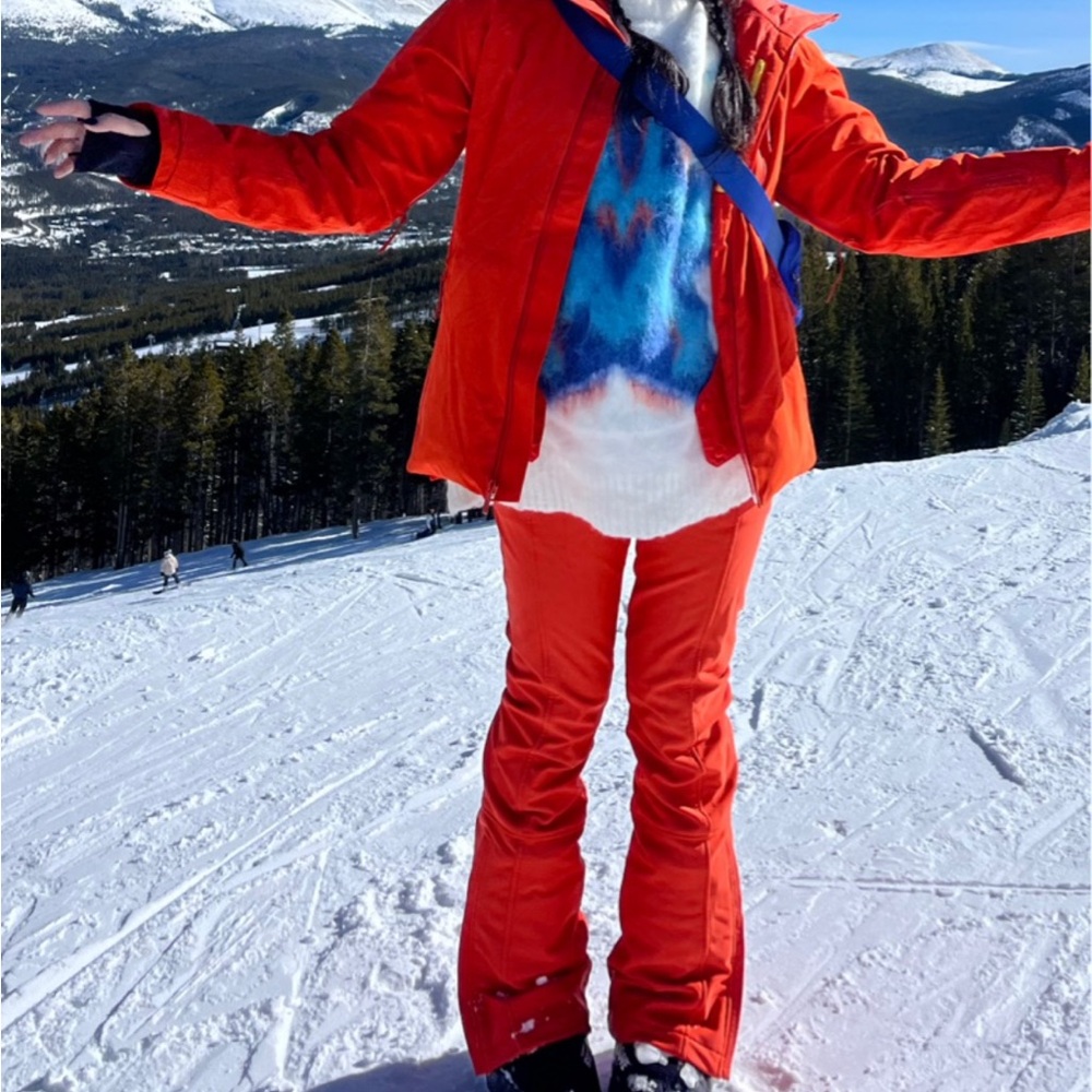 3 PIECE jacket, snow pants, heavy knit sweater. Half days snow gear